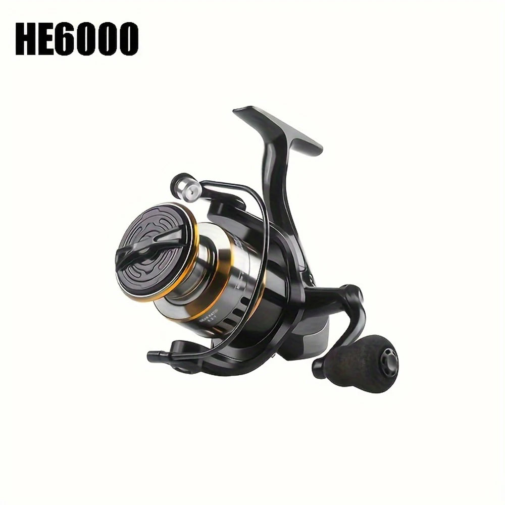 Ambidextrous Metal Spinning Reel With Gear Ratio Five Point Two