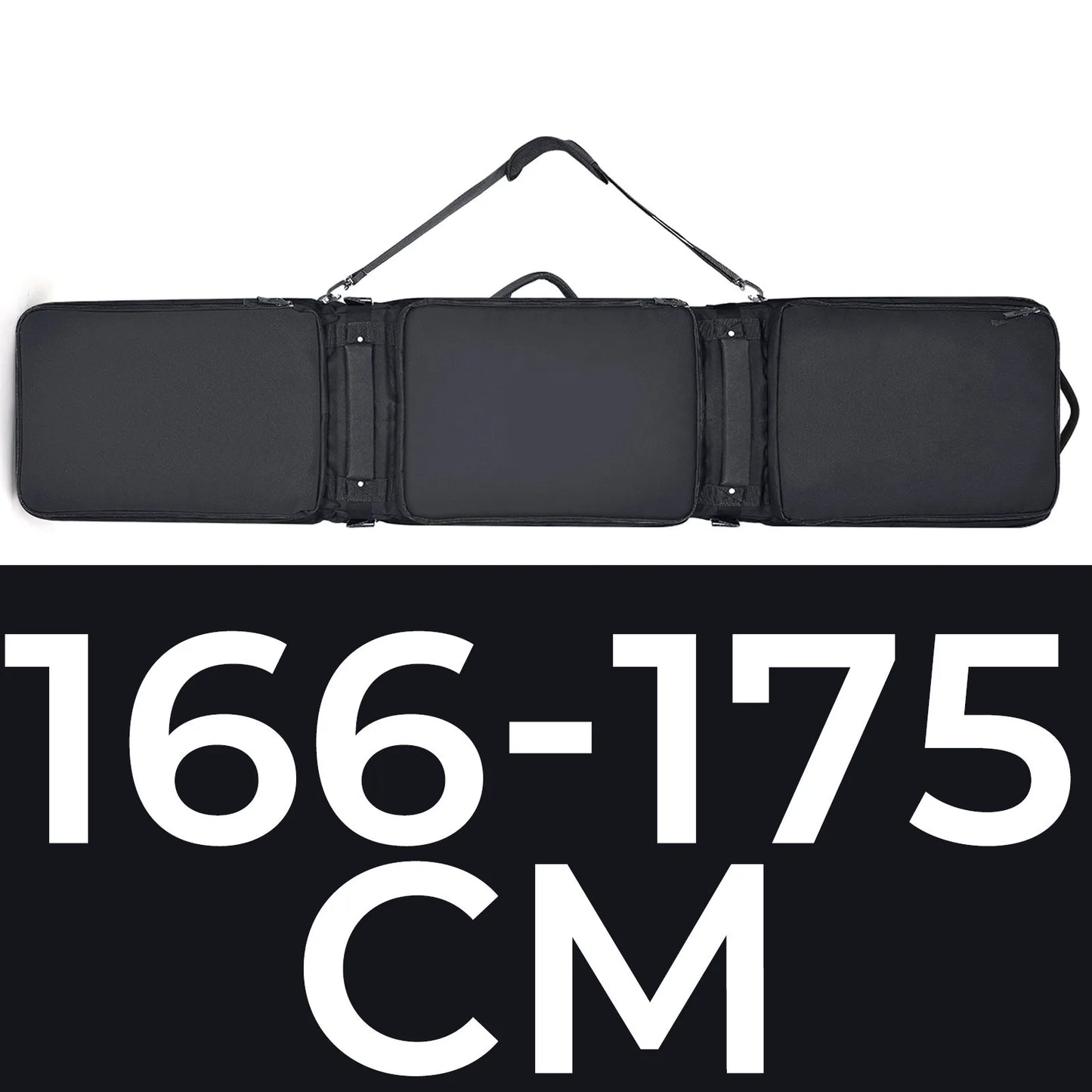 Wheeled Ski And Snowboard Bag Carrier Case For Winter Sports