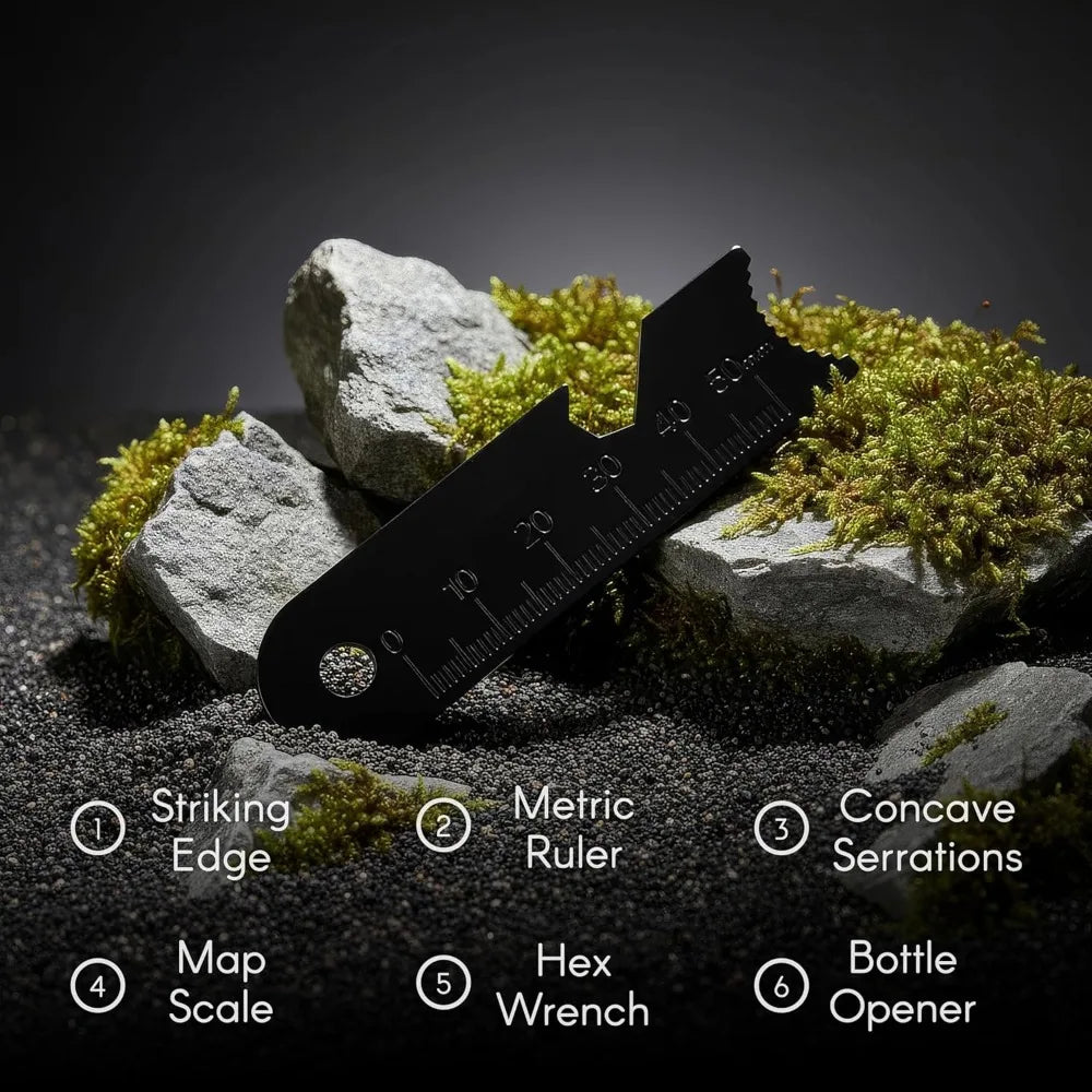 Waterproof Survival Fire Starter Kit With Iron Magnesium Rod