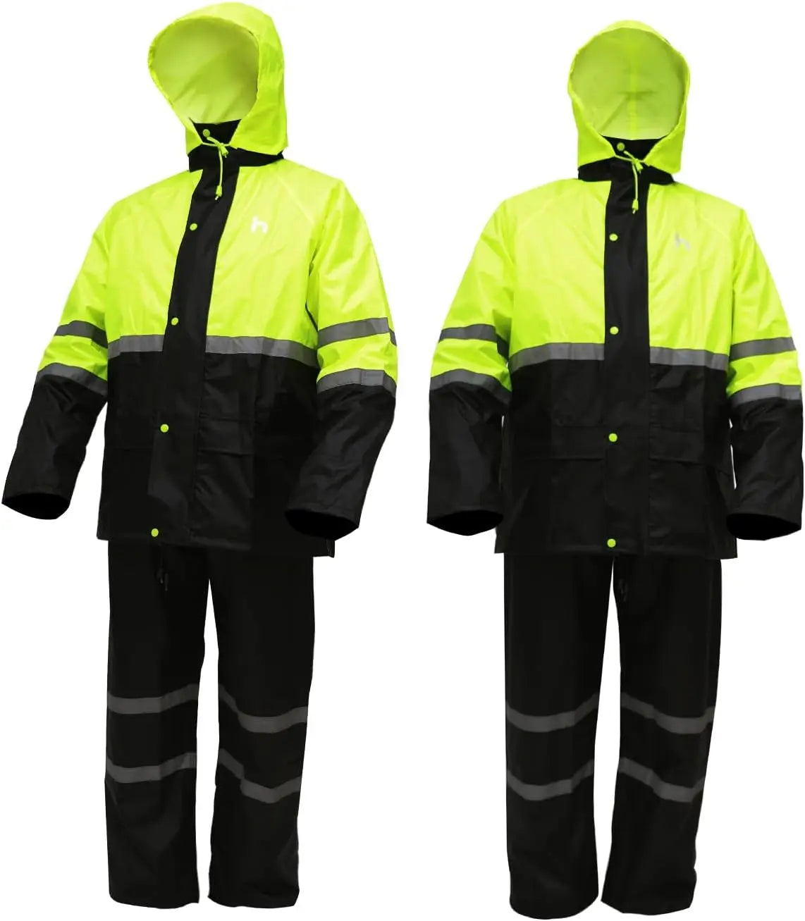 Waterproof Rain Suit For Men And Women With Reflective Gear