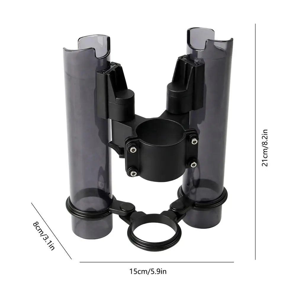 Tripod Fishing Rod Holders Portable Luya Fishing Pole Support Aluminum Alloy 3 Fishing Rods Rack Organizer For Fishing Accessory