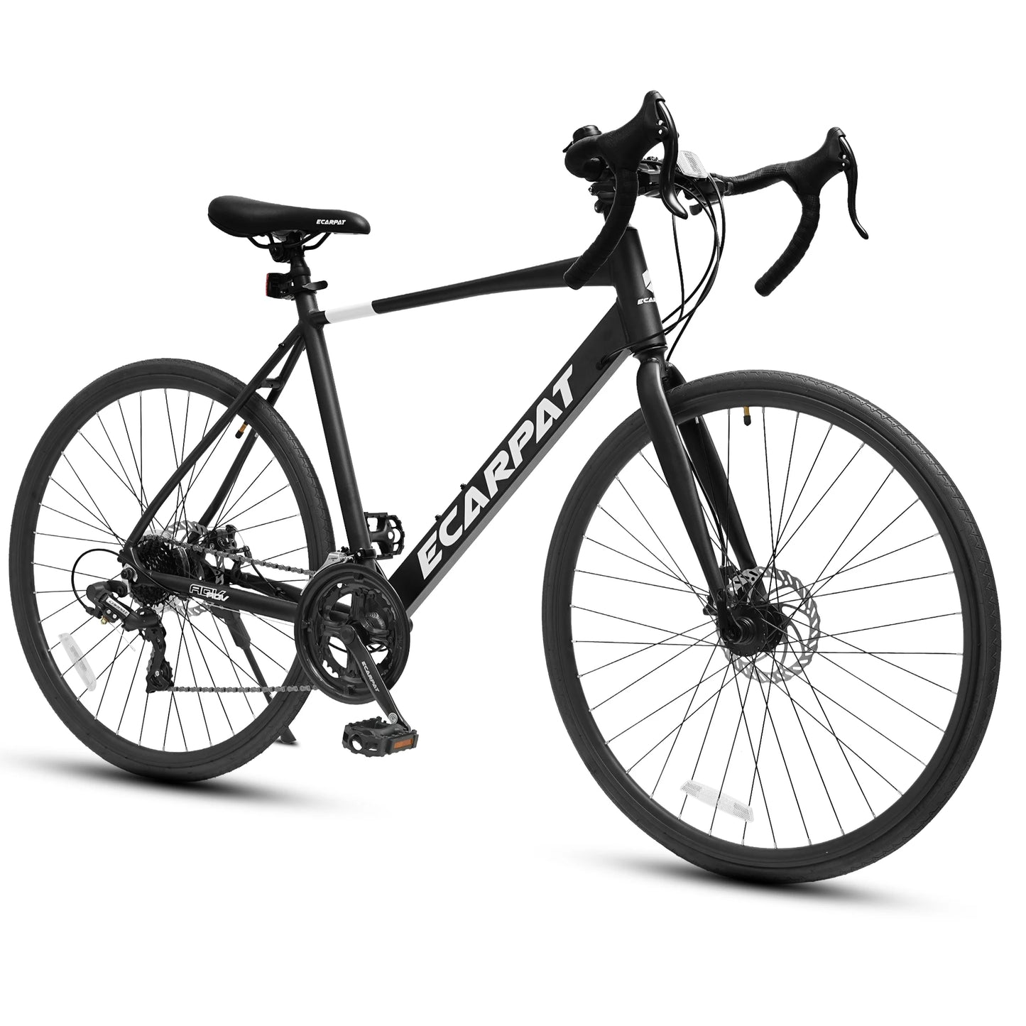700C Road Bike for Adult Men and Women, 16 Speed Road Bicycle, Lightweight Aluminum Frame, Dual Disc Brake, Racing Bike, Adult City Commuter Bicycle