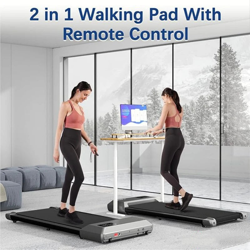 Superun 2 In 1 Home Treadmill 2.5HP LCD Display Plus