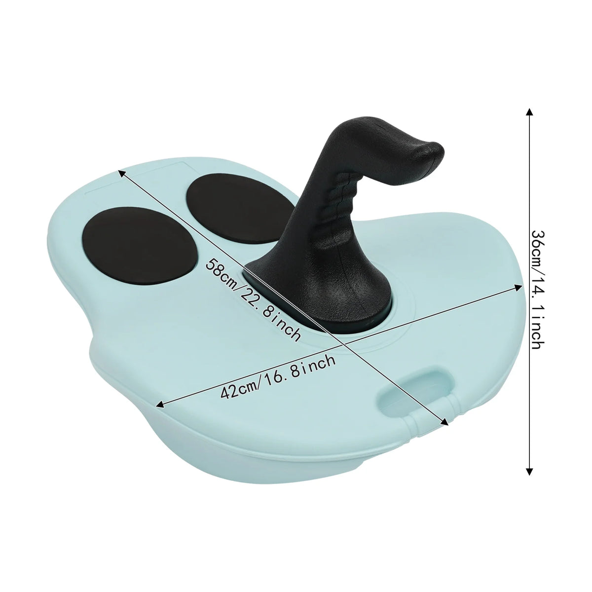 Portable Outdoor Snow Sled With Ergonomic Handle And Durable Base