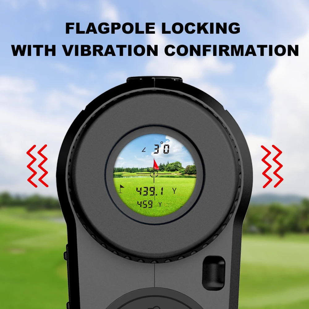 REVASRI 1000 Yards Golf Rangefinder With 6x Magnification Slope-Compensated