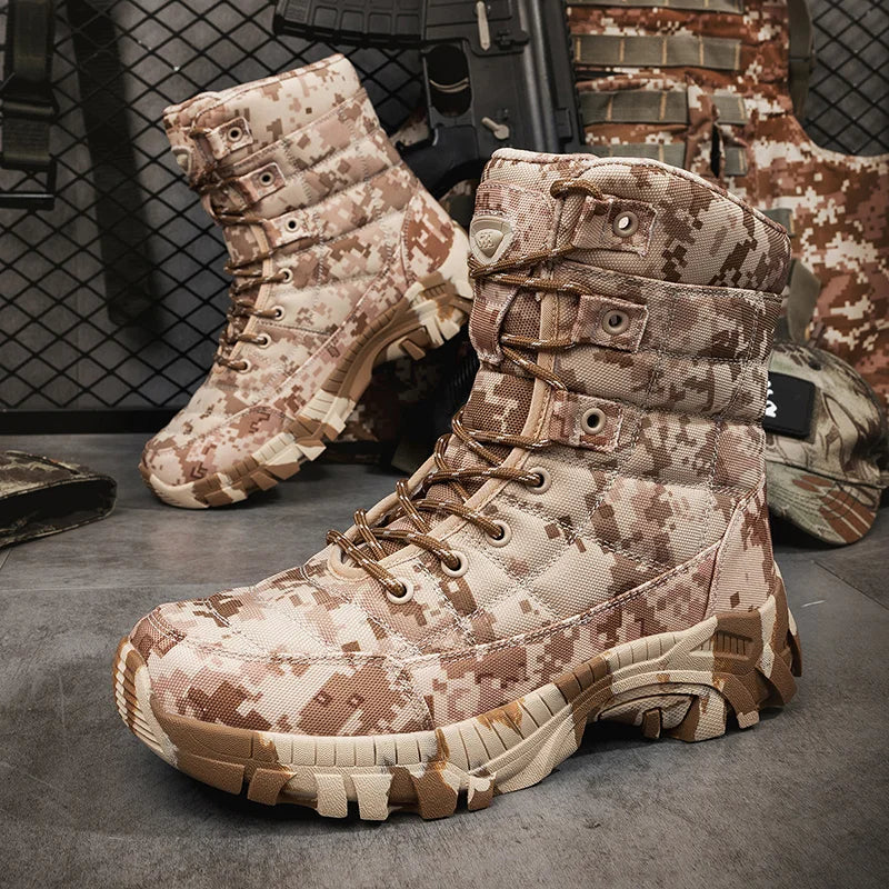 Louis Kadhr Men's Hiking Boots Lightweight Tactical Outdoor Footwear