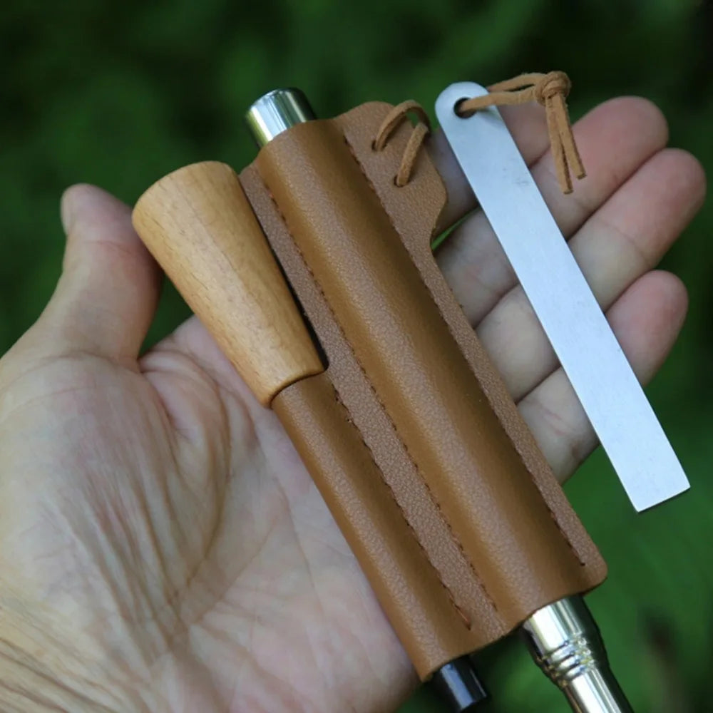 Iron Magnesium Ignition Kit 4 Piece Set Camping Hiking