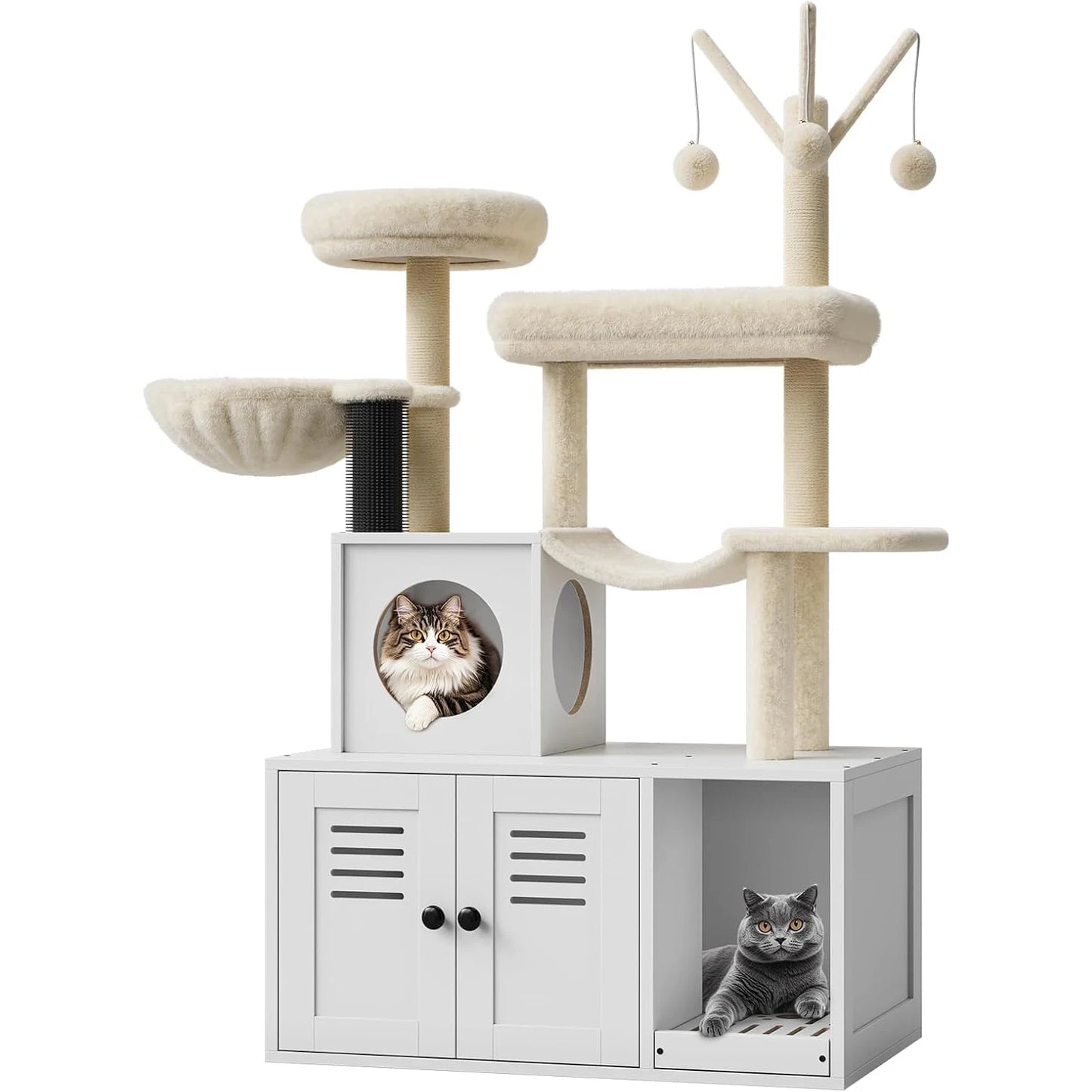 Twister Ck Combined Litter Box And Cat Tower Furniture