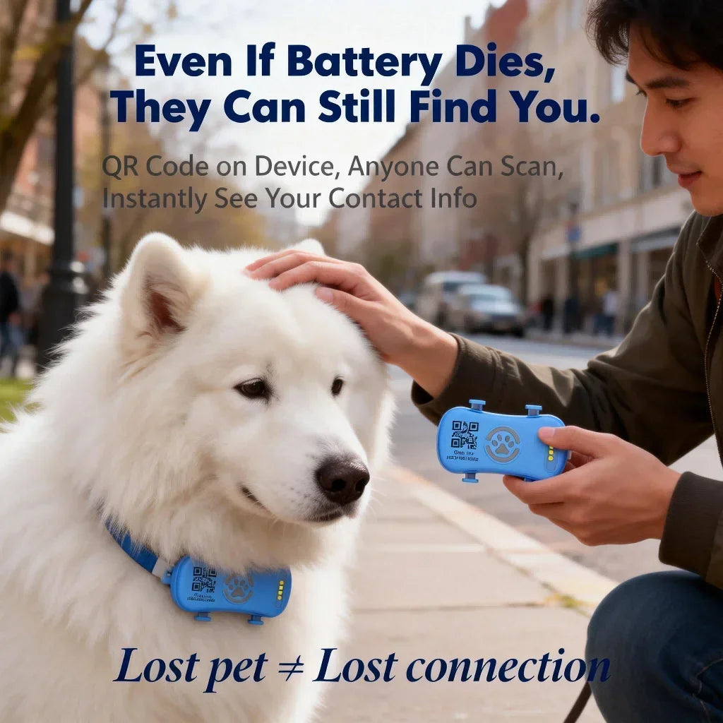WANWAYTECH GPS Pet Tracker for Dogs and Cats with IoT