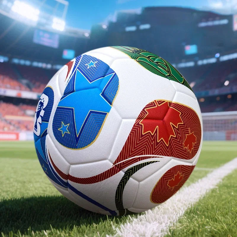 LISM PU Leather Seamless Soccer Ball for Training and Match