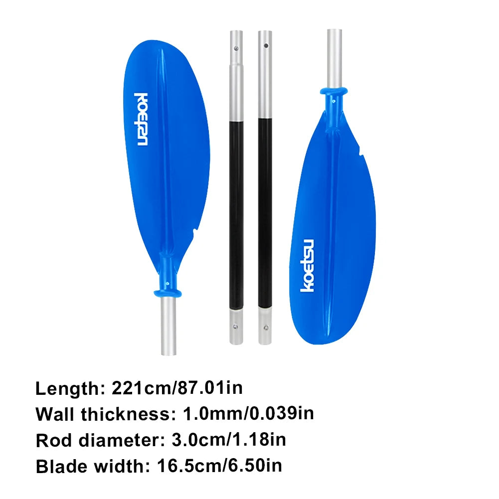 Alloet Four Piece Adjustable Floating Kayak Paddles Aluminum Alloy