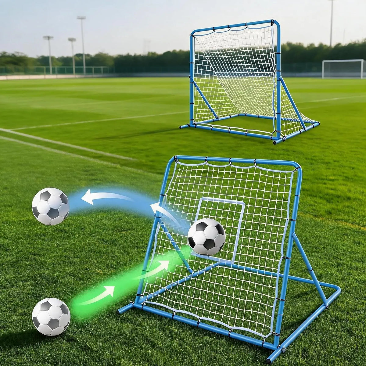 Tacleekii Multi Sport Rebounder Net for Soccer Baseball Volleyball Training