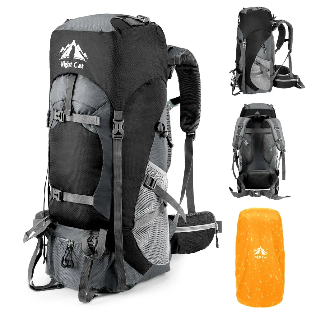 Night Cat Lightweight Waterproof Camping Hiking Backpack