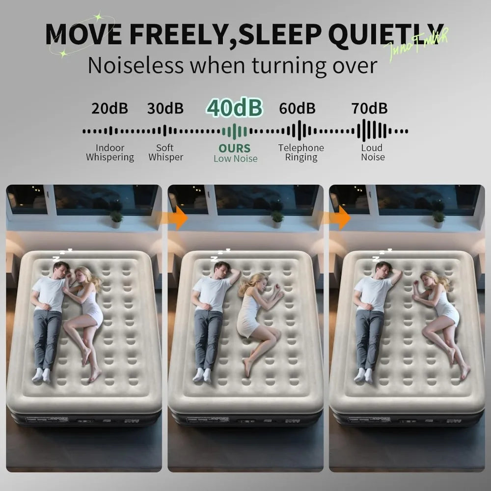 InnoTruth Air Mattress With Built In Pump Inflatable