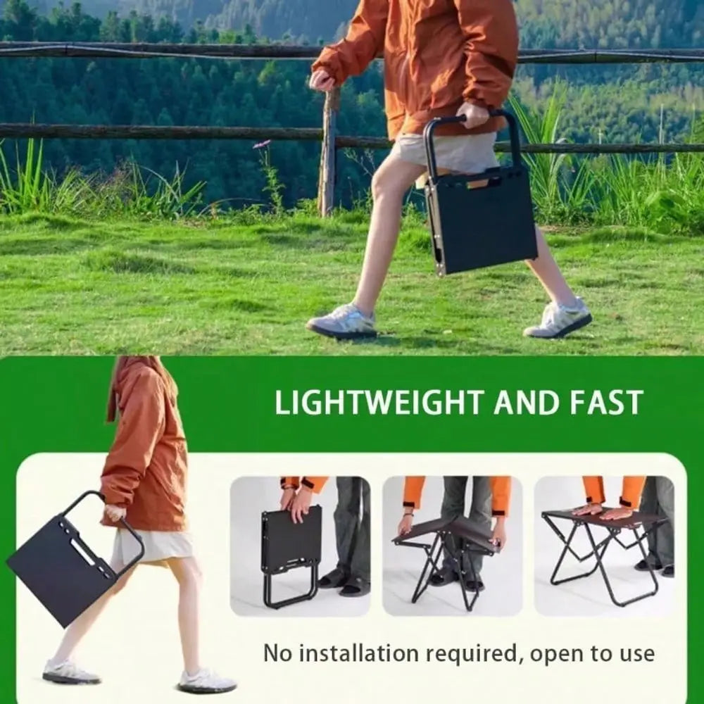 Portable Folding Camping Table Iron Picnic Table For Outdoor Use