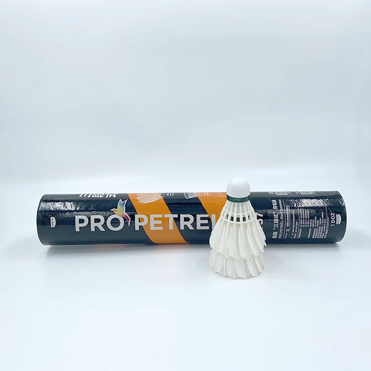 Pro Petrel 757 Hybrid Goose Feather Badminton Shuttlecocks for Training