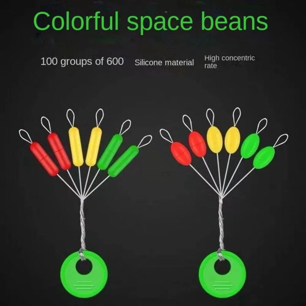 Floating Rubber Stopper Beads For Fishing Bobber Kit 600 Pcs