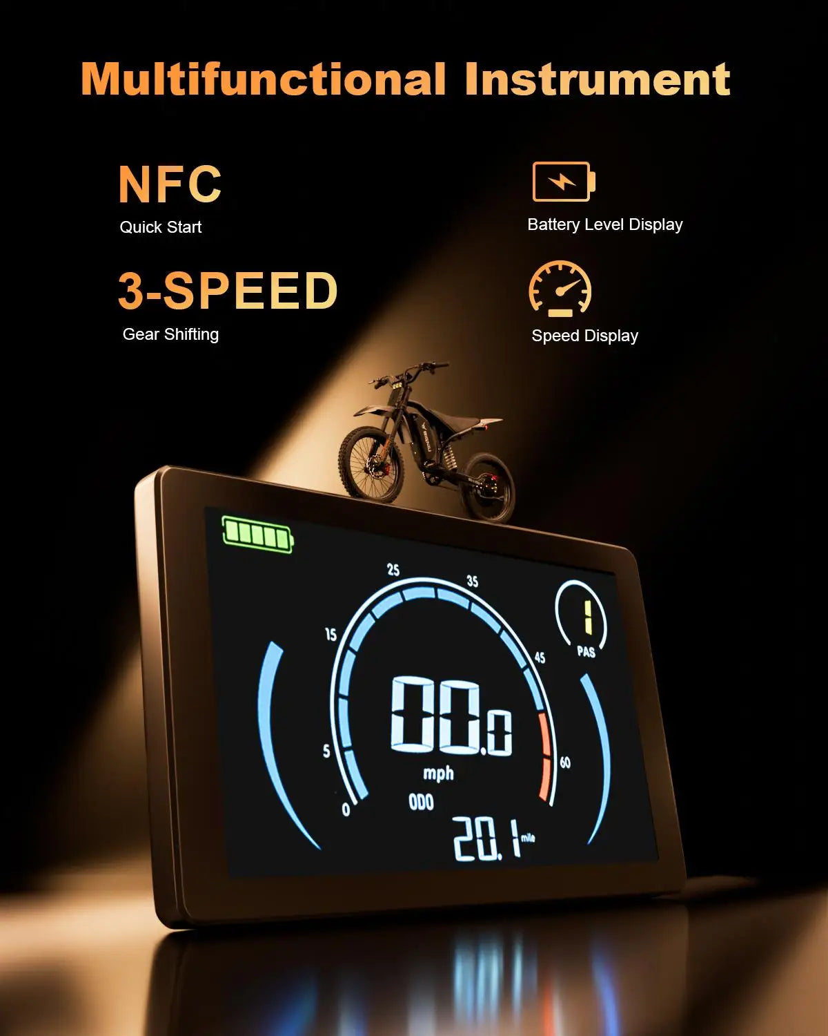 BIGNIU BG-S Pro Electric Bike 3000W 40MPH Full Suspension Off-Road