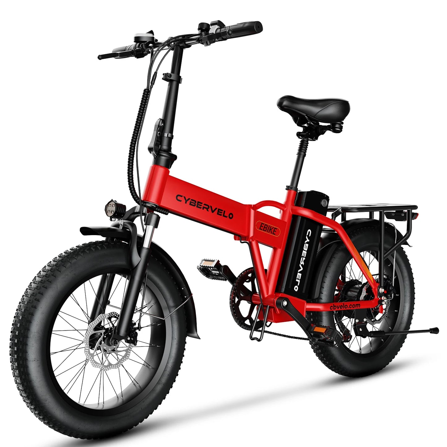 1000W Peak Electric Bike for Adults Cybervelo EK4 EK5 Mars700 Foldable 28+MPH 80Miles Removable Battery Fat Tire Off-road E-bike