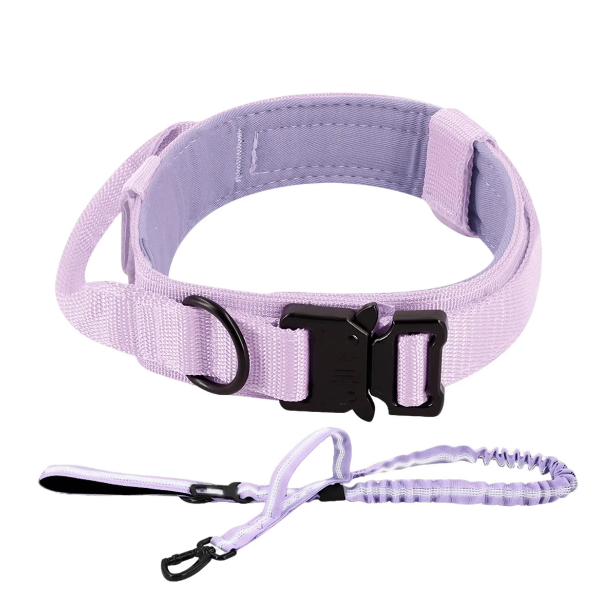 PETRAVEL Tactical Dog Collar And Leash Set With Control Handle