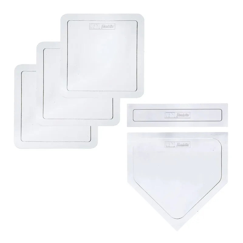Throw Down Baseball Base and Plate Set With Premium Rubber