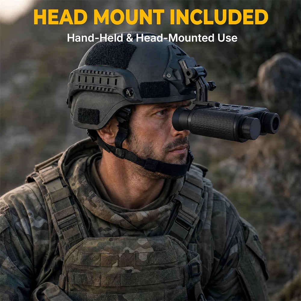 GTGUARD Infrared 4K Night Vision Binoculars For Hunting 8x Zoom
