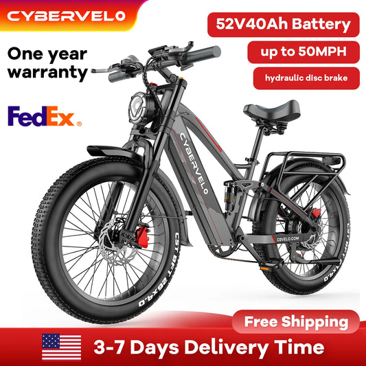 CYBERVELO EK9 5000W Peak Electric Bicycle With Built In Battery