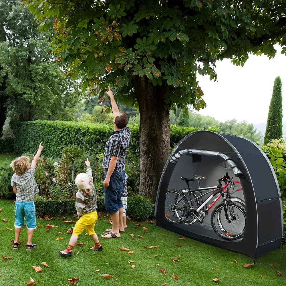 Outdoor Foldable Bicycle Tent Shelter Waterproof Storage