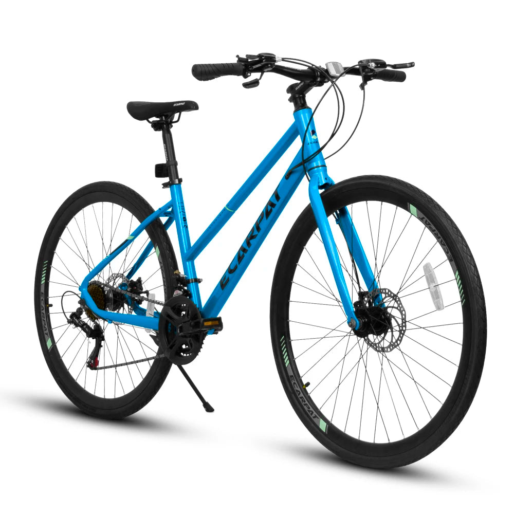 21-Speed Road Bike With Dual Disc Brakes For Urban Commuting