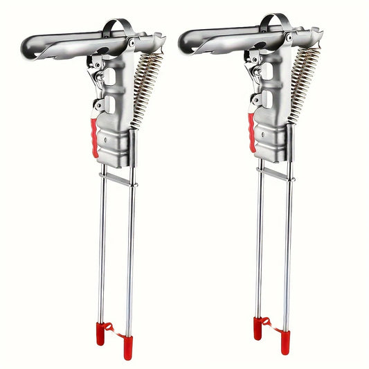 Automatic Spring Fishing Rod Holder Adjustable Folding Stainless Steel