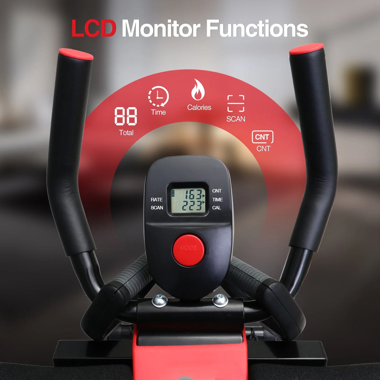 Fitness AB Machine Abdominal Trainer Dual Track Core Workout Equipment