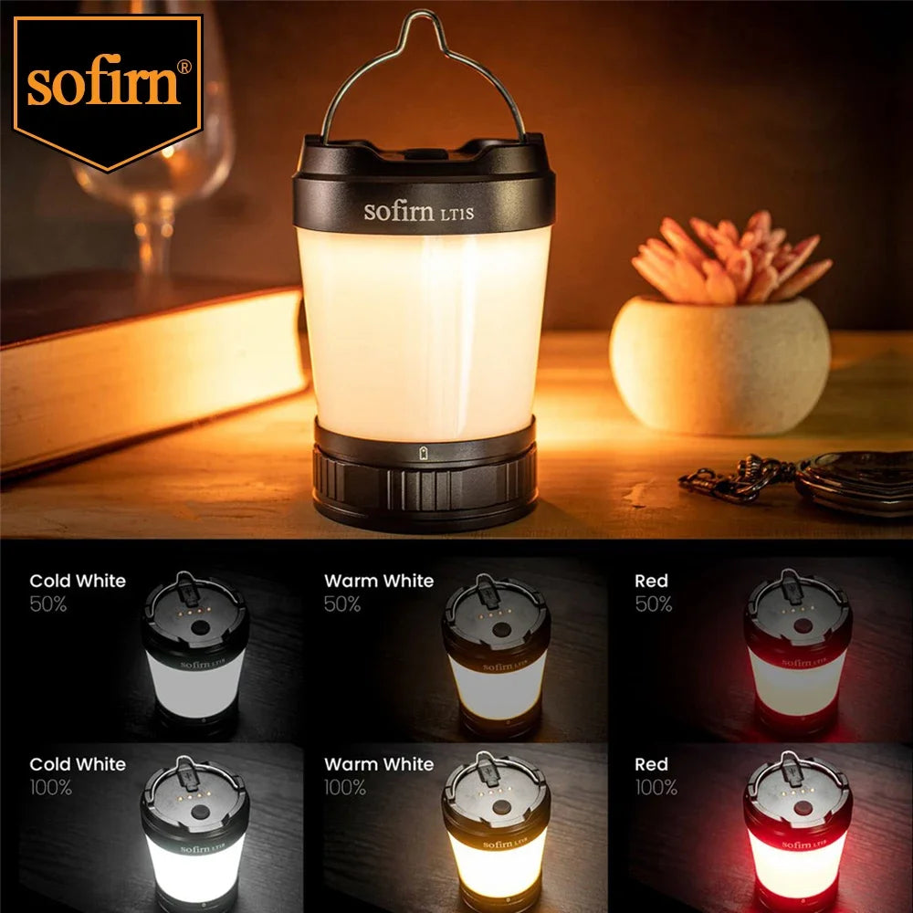 Sofirn LT1S Camping Lantern USB C Rechargeable 21700 Torch
