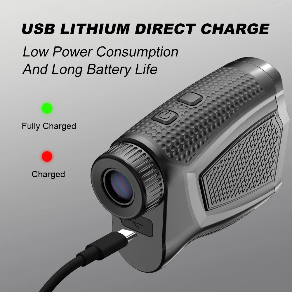 Nohawk Golf Rangefinder With Slope Compensation And Magnetic Flag Lock