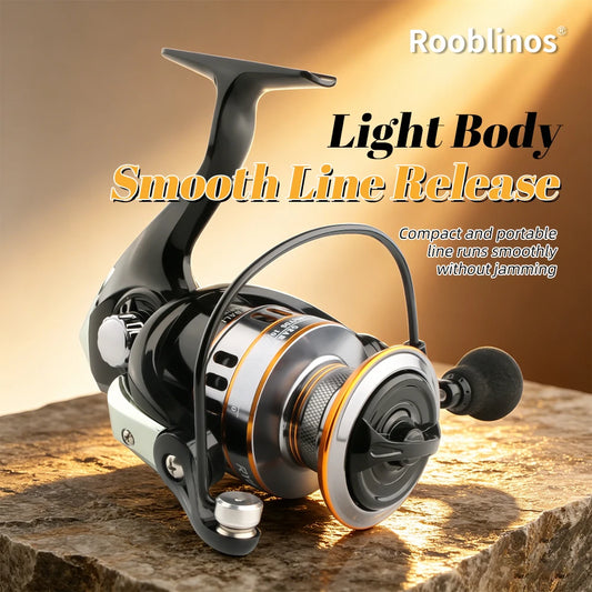 Rooblinos Lure Spinning Fishing Reel Gear Ratio 5 To 1