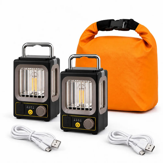 Zoe Rechargeable Solar Camping Lantern With Adjustable LED Light
