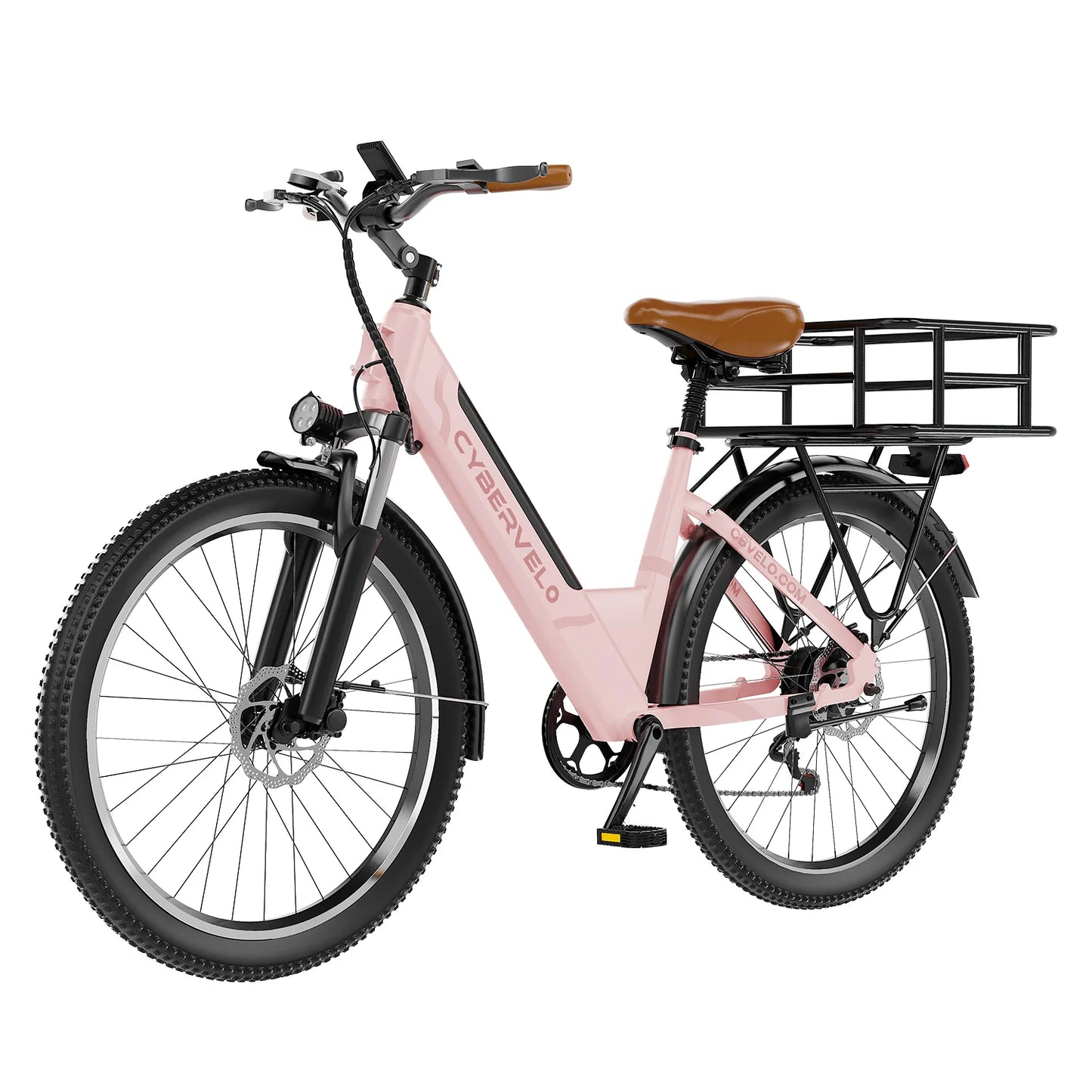 CYBERVELO Urban Commute Electric Bike EK2 48V 1000W Peak Motor
