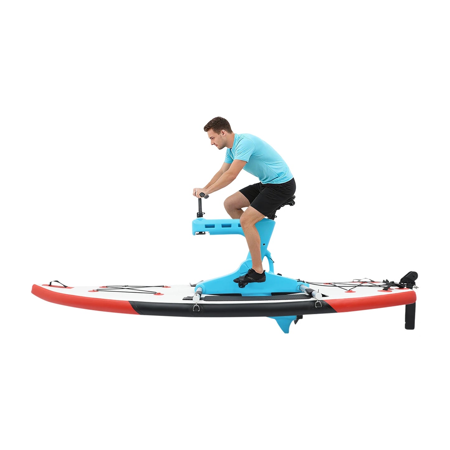 One Person Water Bicycle With Adjustable Seat And Rotating Handlebars