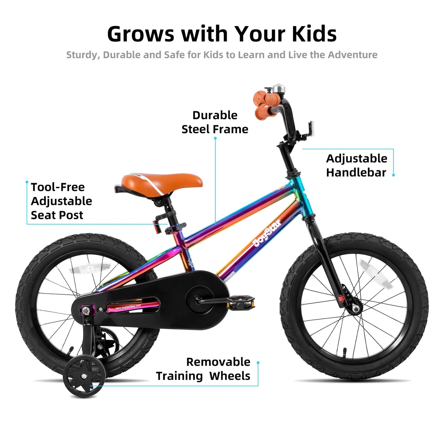 JOYSTAR Kids Bike for Boys and Girls 2-9 Training Wheels