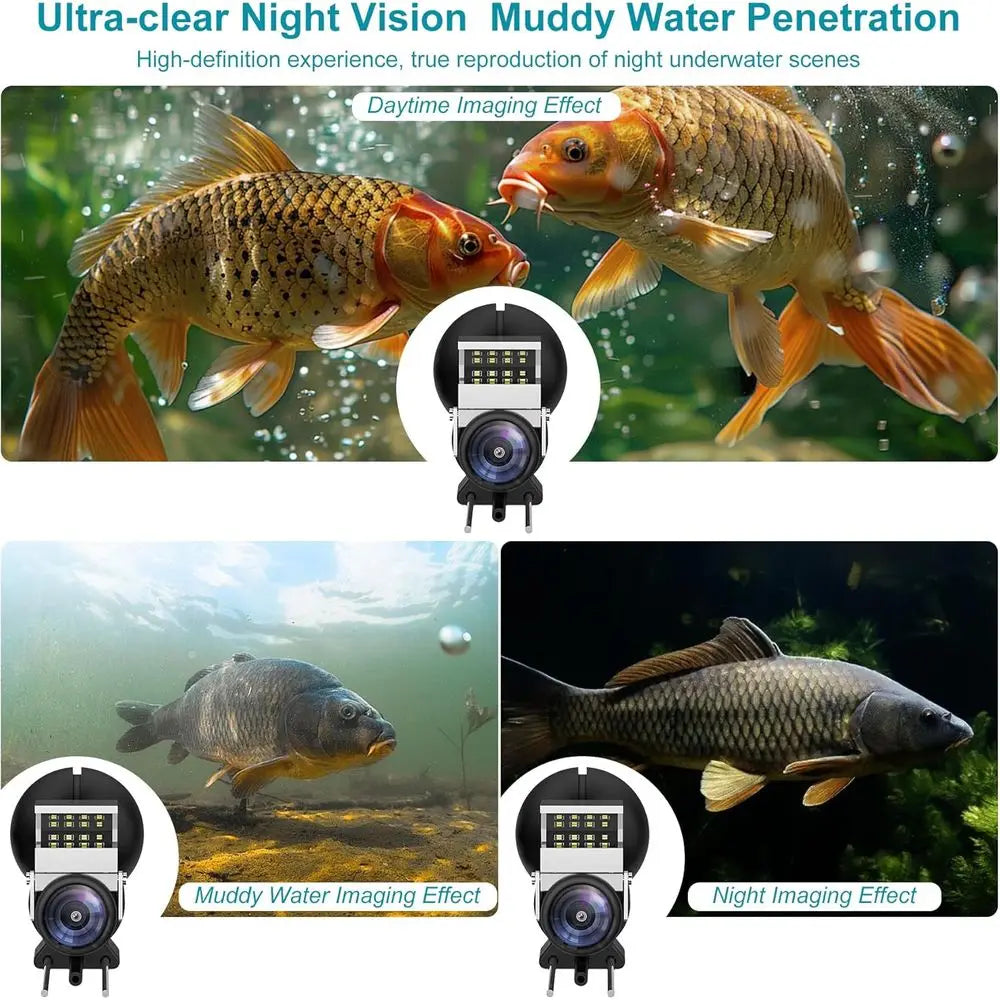 HD LCD Portable Fish Finder With Night Vision Ice Fishing