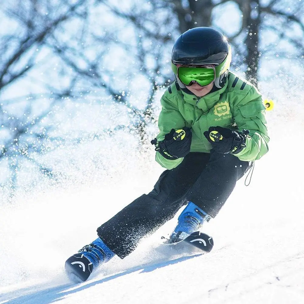 OutdoorMaster Kids Ski Snowboard Goggles