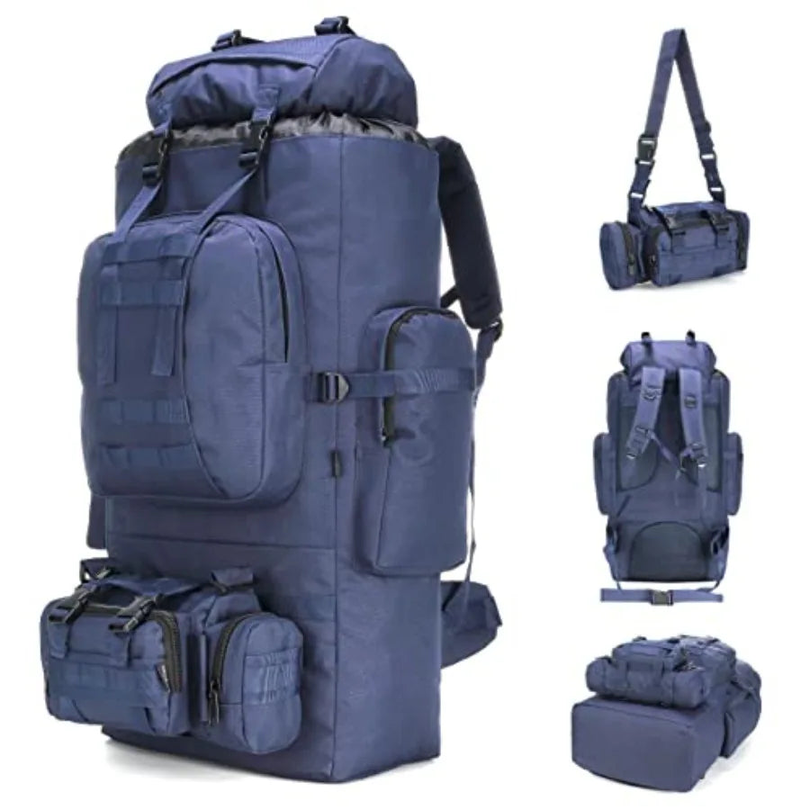 Molle Rucksack Camping Backpack For Hiking Daypack Durable Outdoor Gear