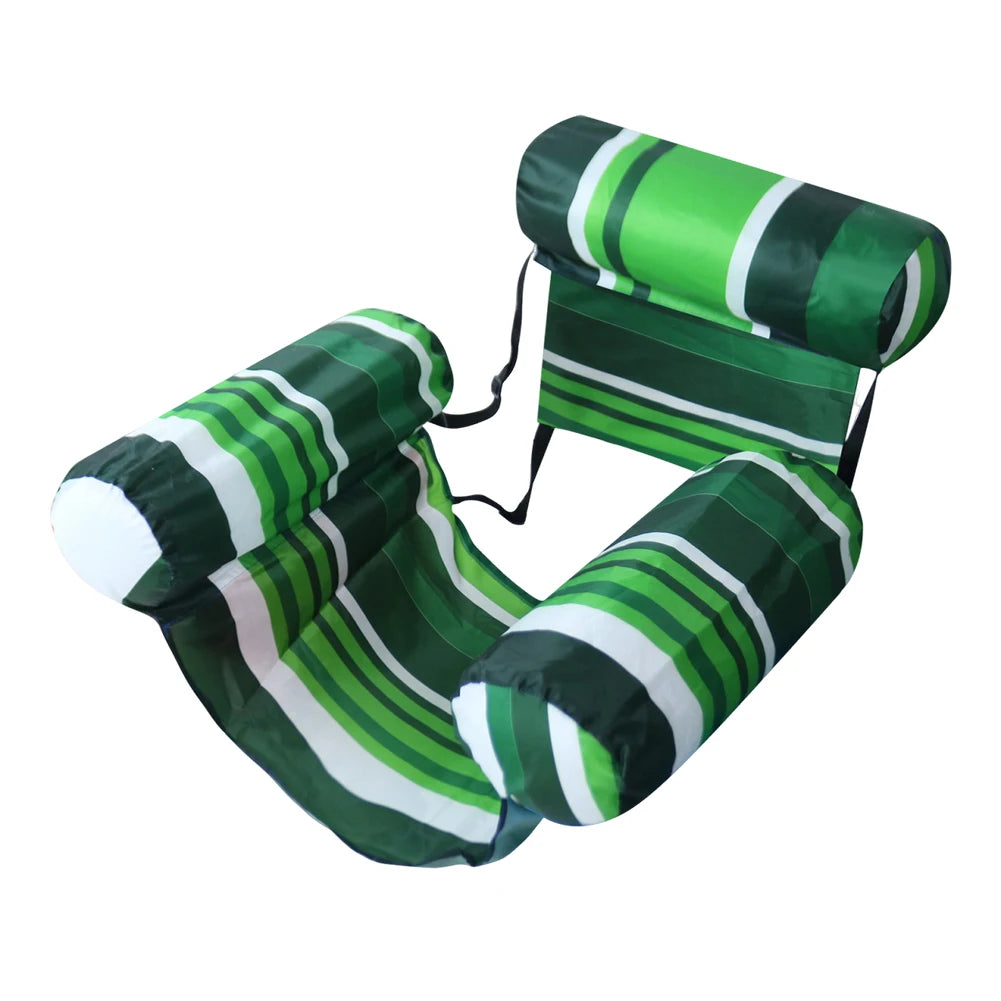APWIKOGER Inflatable Pool Lounger Chair With Arm and Backrest