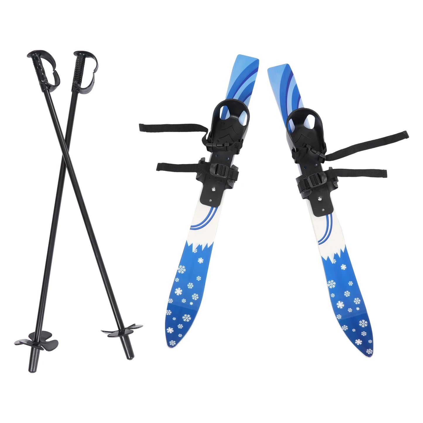 Kids Ski Set With Poles Beginner Snow Skis