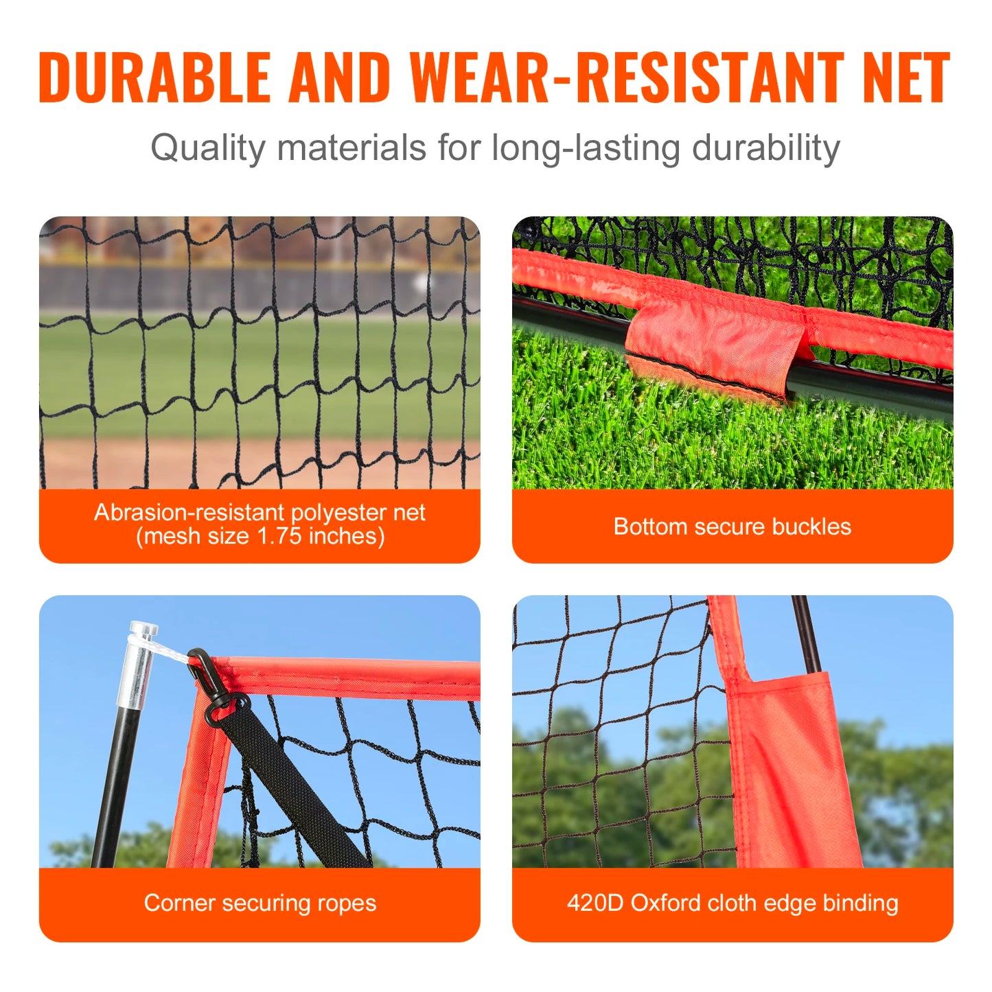 Baseball Softball Practice Net Portable Training Net for Hitting
