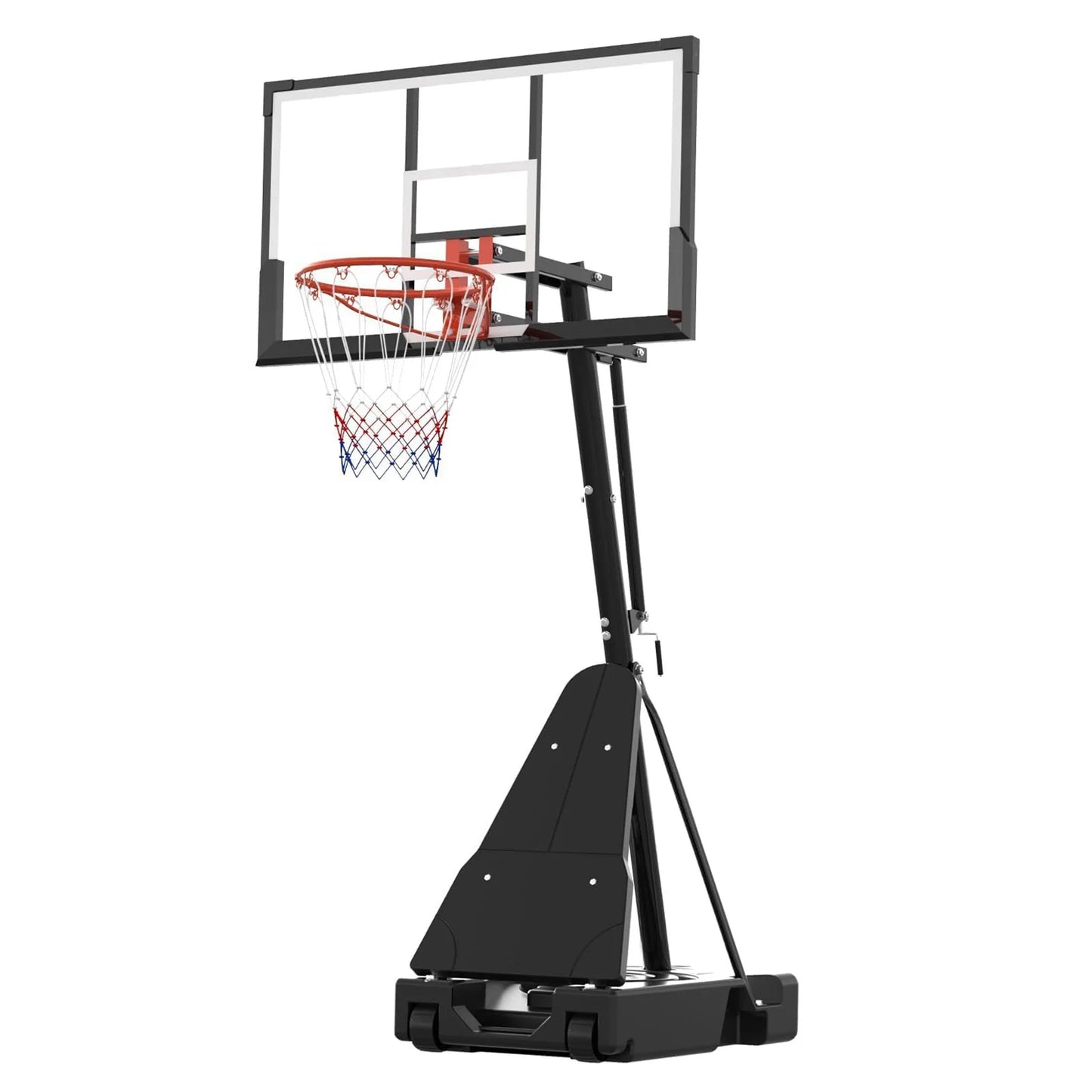 HiMISS Adjustable Outdoor Basketball Hoop System With Wheels