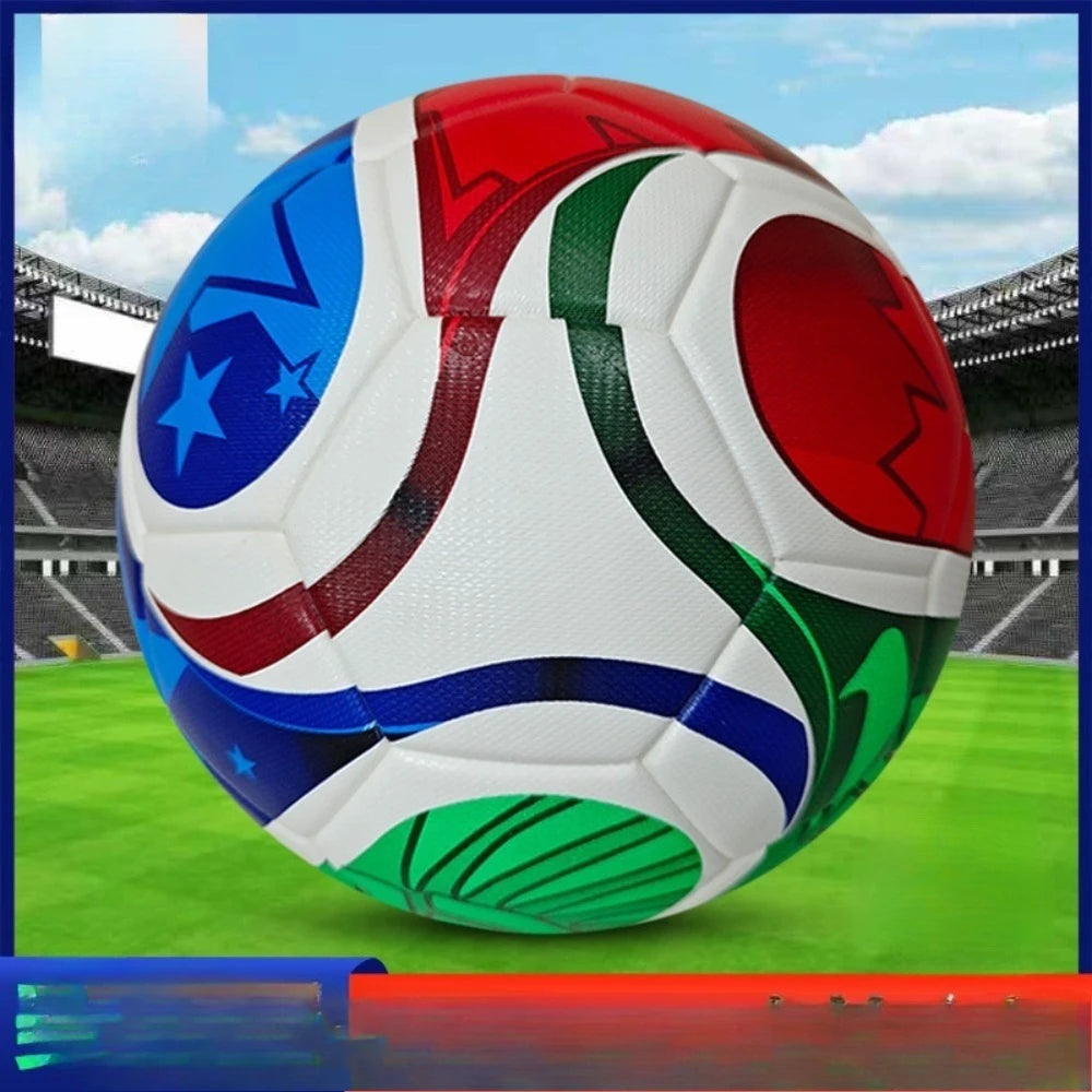 2026 High Quality Soccer Ball Official Size 5 PU Material Seamless Wear Resistant Match Training Football Futbol Voetbal Bola