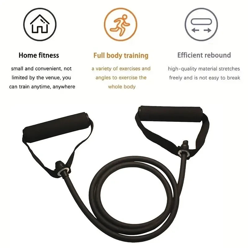 Resistance Bands With Handles For Home Gym Portable Fitness Equipment