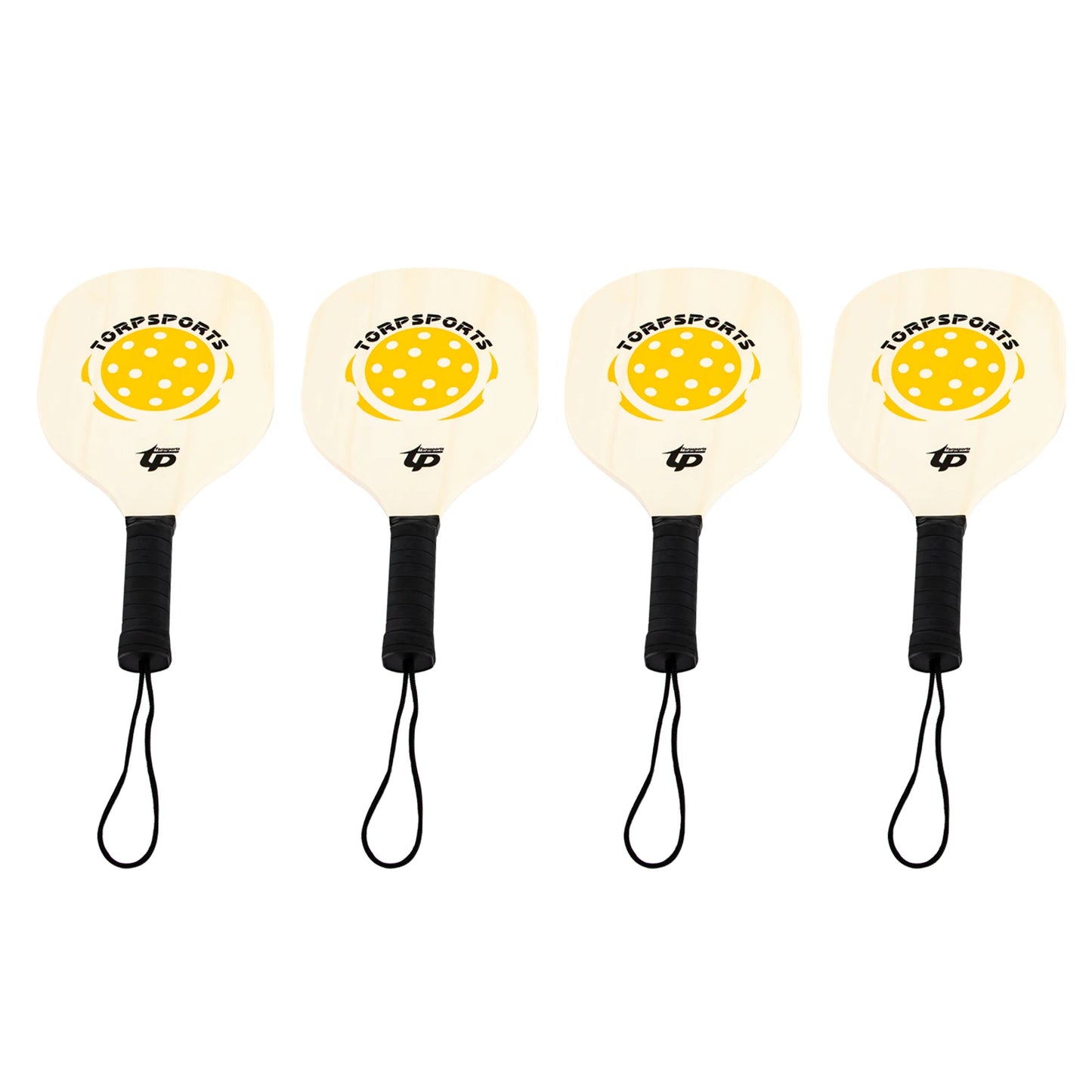 Outdoor Pickleball Net Set With 4 Paddles Balls Carry Bag