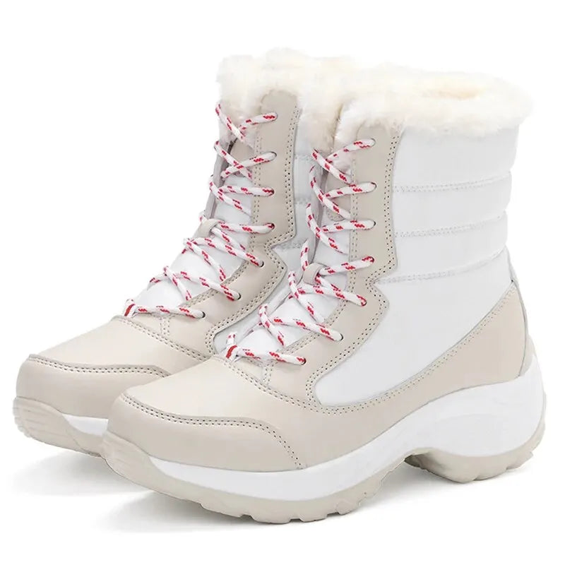 Big Running Women's Waterproof Snow Boots Ankle Winter Warmth