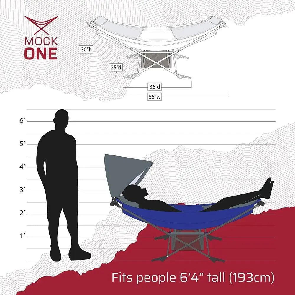 Portable Hammock With Stand For Outdoor Use And Backyard